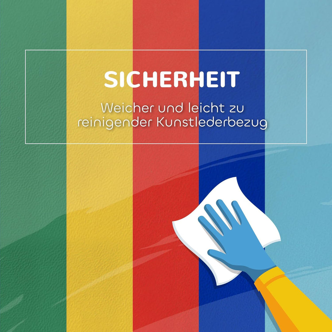 HOMCOM 5 TLG. Schaumstoff Bausteine Kinder Softbausteine Klettern Bauklötze Weiche Schaumstoffbauste