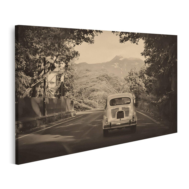 islandburner Bild auf Leinwand Old Fashioned Auto Retro Vintage Bilder Wandbilder Poster, Leinwand 8