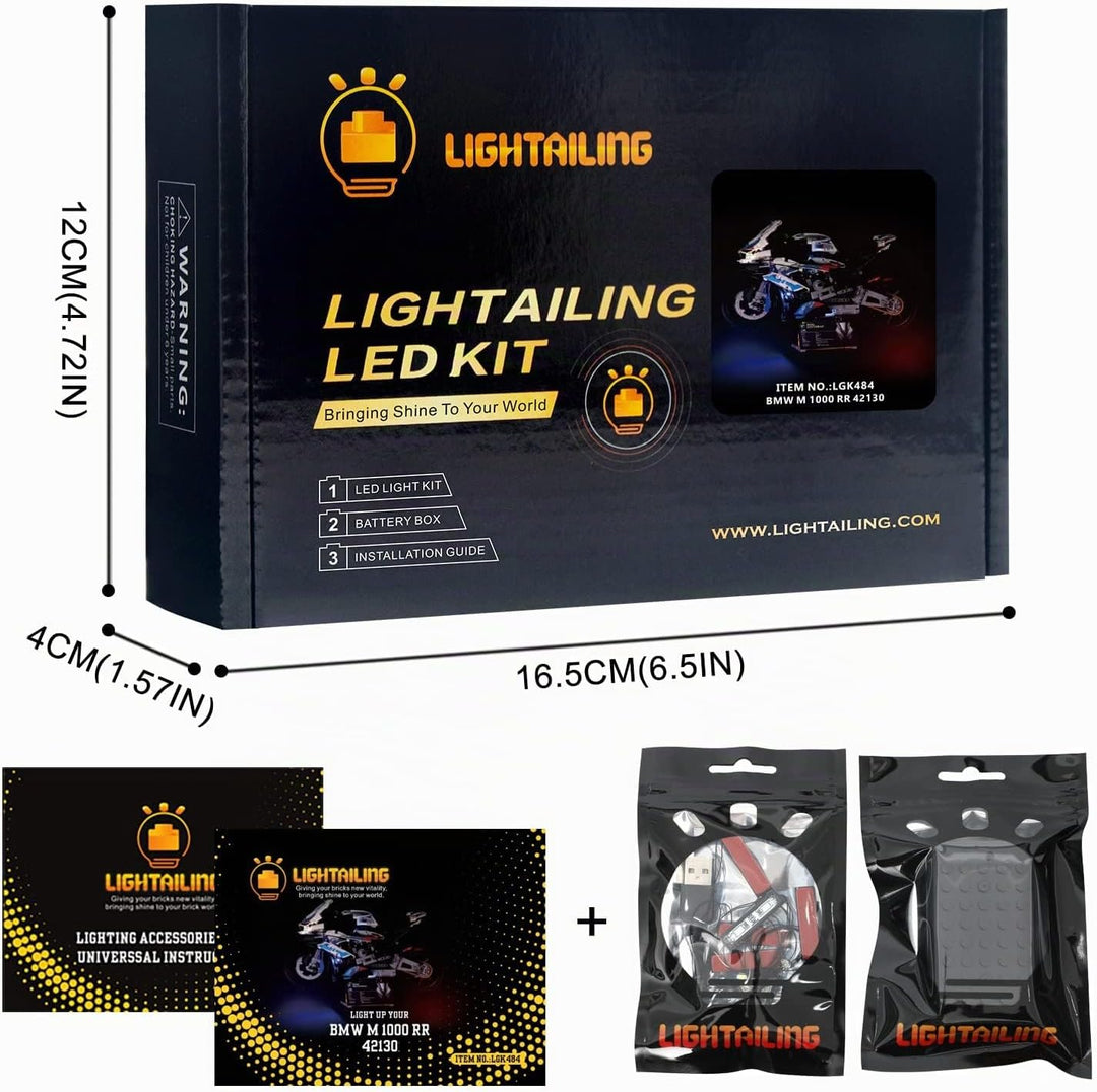 LIGHTAILING Licht-Set Für Lego 42130 Technic BMW M 1000 RR Bausteinen Modell - Modell Set Nicht Enth