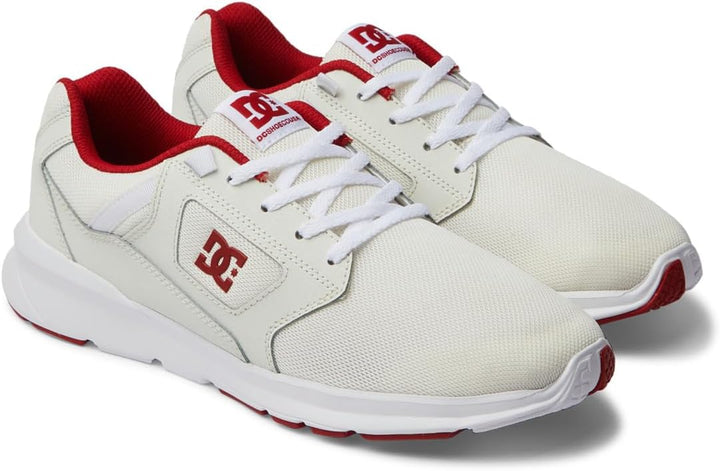 DC Shoes Herren Dc Skyline Freizeit-skateschuh Skate-Schuh 39 EU Weiss Rot, 39 EU Weiß Rot