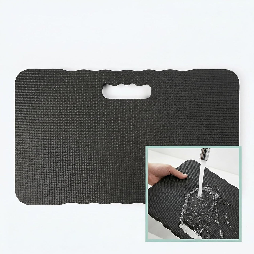 Relaxdays Kniekissen, 2er Set, Garten, Werkstatt, Yoga, Schaumstoff, Tragegriffe, HBT 4 x 46 x 28 cm