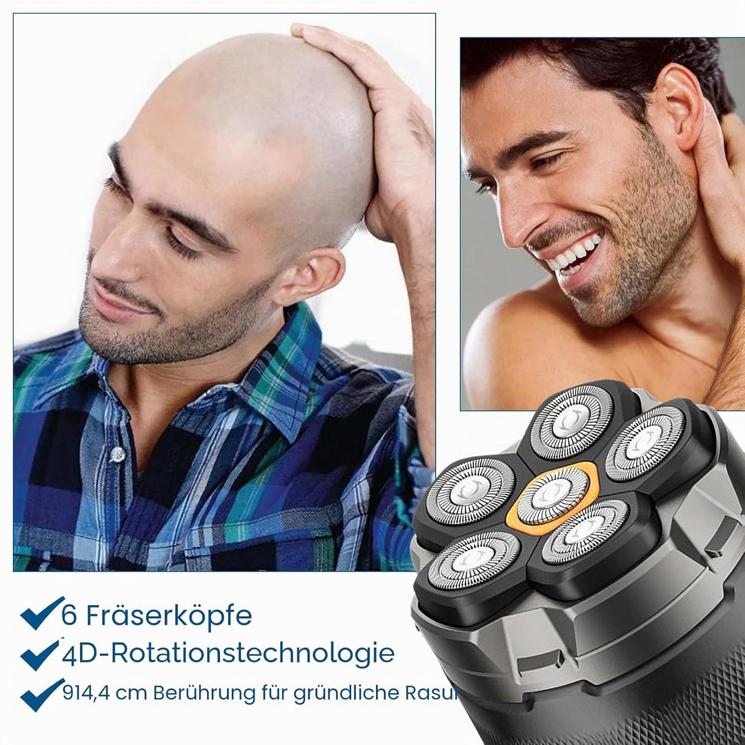 1pcs Magnetische 6 Blade Head Shaver Ersatzköpfe für DOAO JoyKoi Solimpia Singphere AEXIRI Head Shav