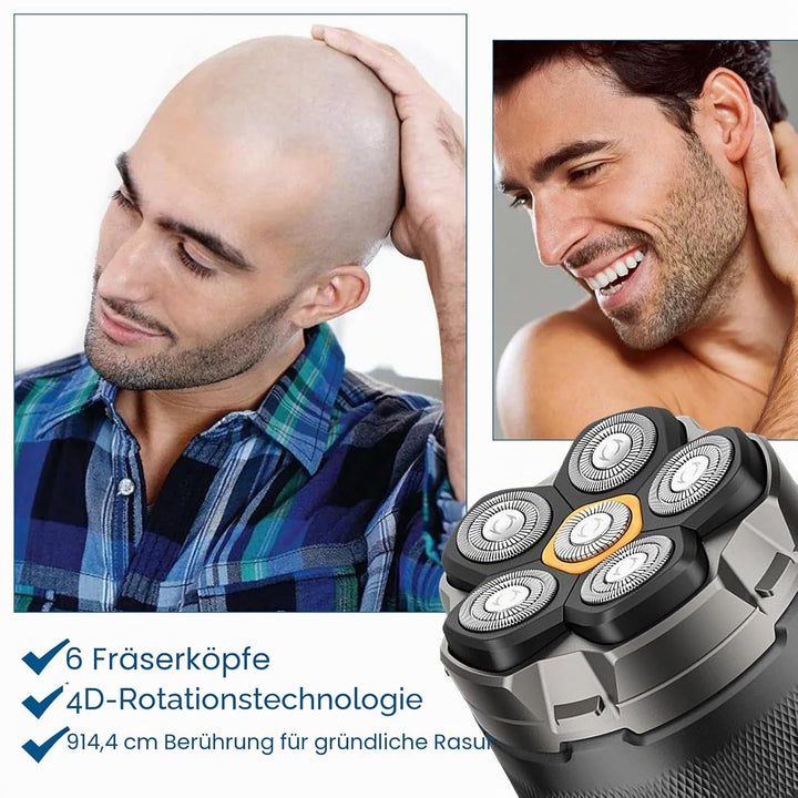 1pcs Magnetische 6 Blade Head Shaver Ersatzköpfe für DOAO JoyKoi Solimpia Singphere AEXIRI Head Shav