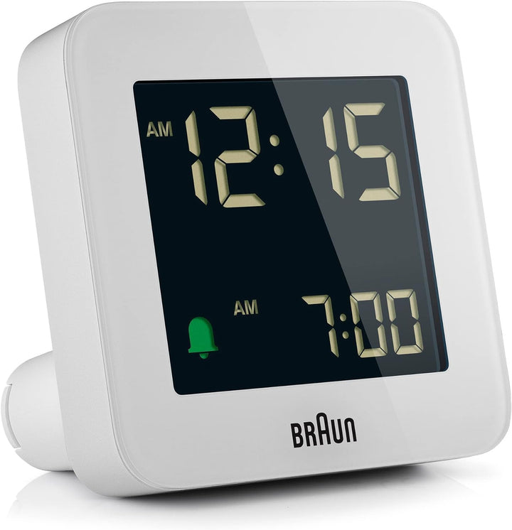 Braun Digitaler Wecker Schlummerfunktion, Negatives LC-Display, Schnelleinstellfunktion, Crescendo-A
