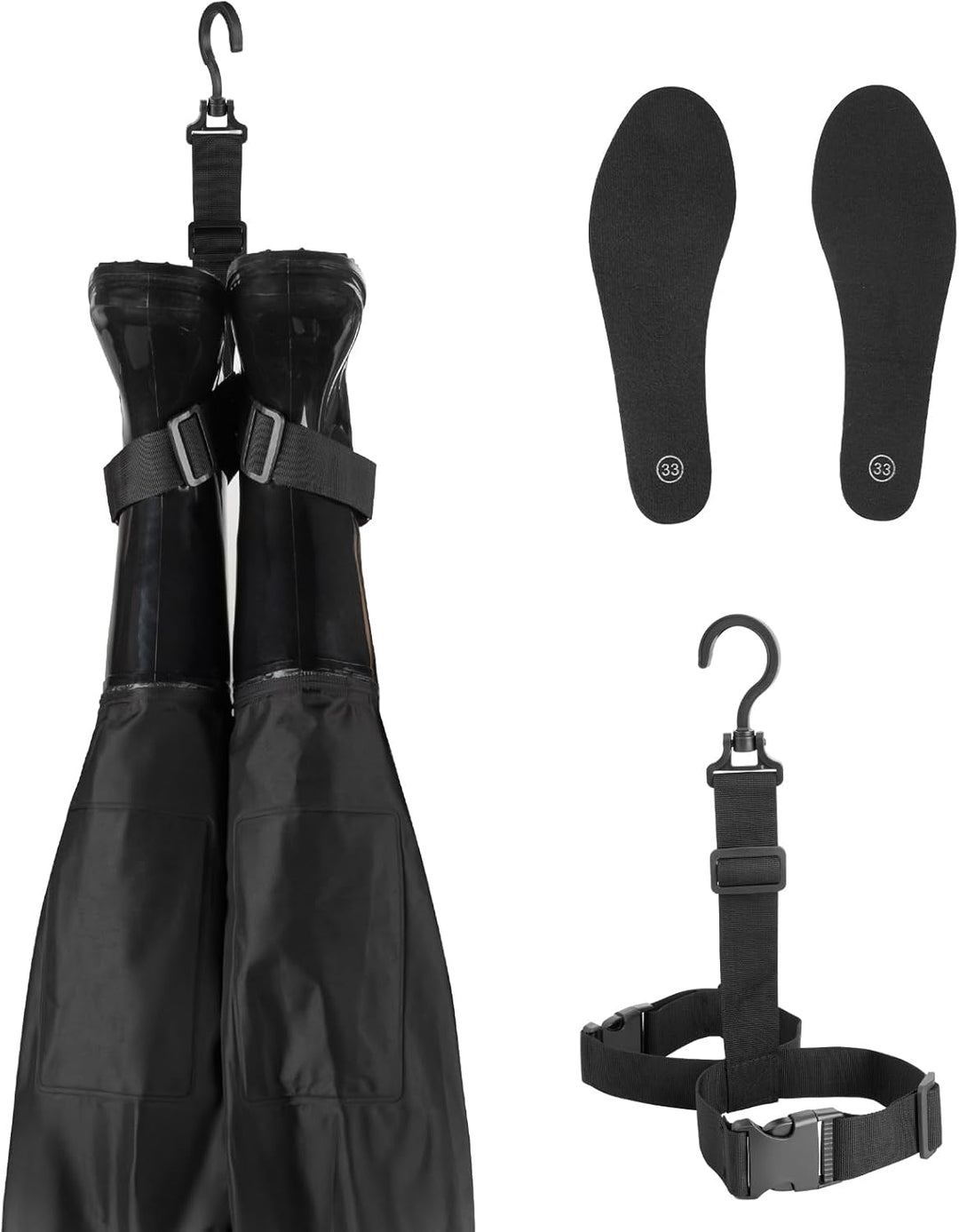 Night Cat Wathose Für Kinder Wathose mit Stiefeln wasserdichte Atmungsaktive Crosswater Waders Blau