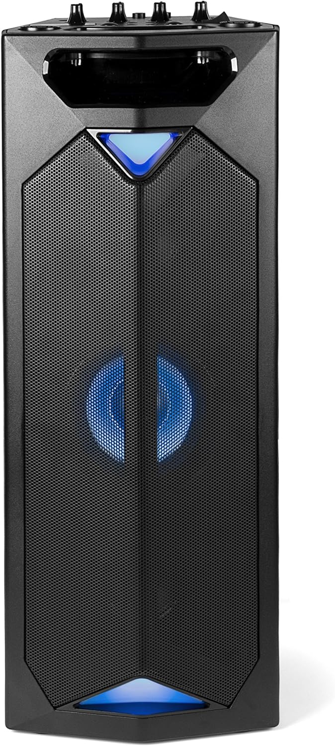 BLAUPUNKT PS 500 Party-Lautsprecher, Musikanlage mit integriertem Akku, 40W RMS, Bluetooth, USB, Aux