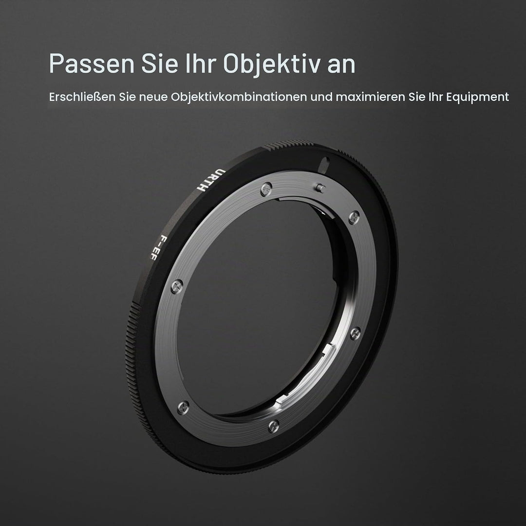 Urth Objektivadapter: Kompatibel mit Nikon F Objektiv und Canon EF &amp; EF-S Kameragehäuse, Nikon F