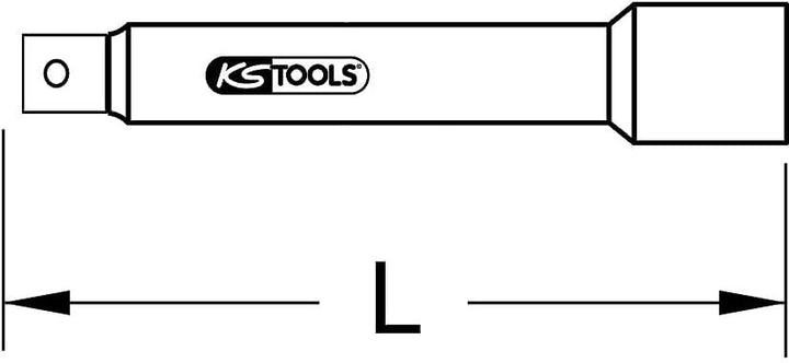 KS Tools 911.1833 1/2" Verlängerung, 500mm