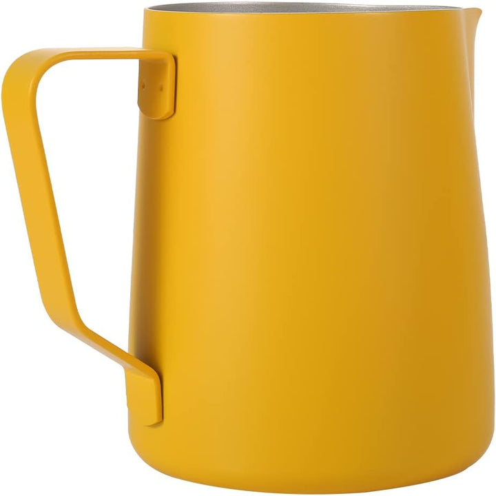 Dianoo Espresso Dampfkrug 600 ml, Milchaufschäumkännchen, Edelstahl, Kaffeemilch, Aufschäumbecher, K