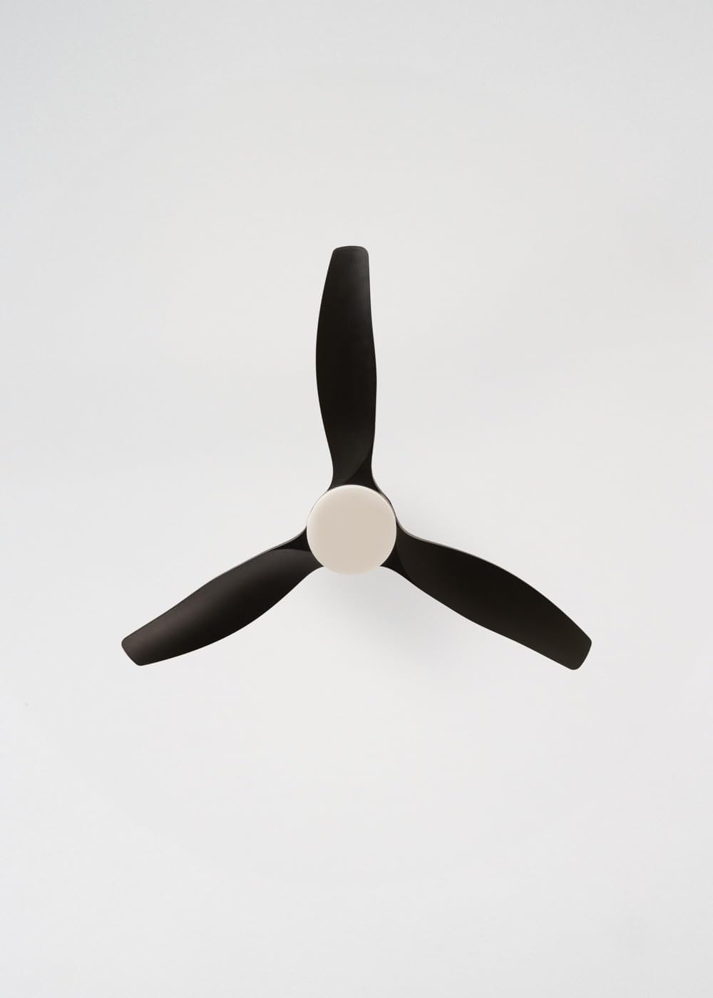 CREATE / WINDCALM S/Deckenventilator ABS mit Beleuchtung Schwarz mit Fernbedienung / 40W, leise, Ø11