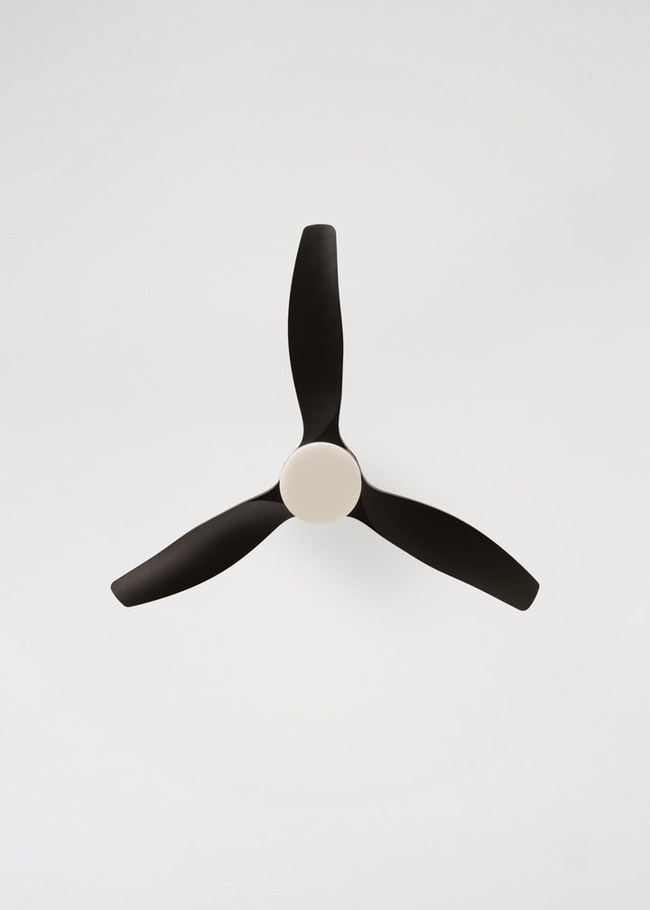 CREATE / WINDCALM S/Deckenventilator ABS mit Beleuchtung Schwarz mit Fernbedienung / 40W, leise, Ø11