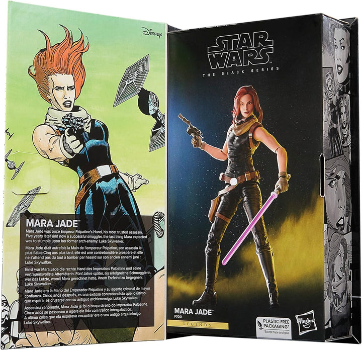 Star Wars Hasbro Dark Force Rising Black Series Figur Mara Jade 15 cm