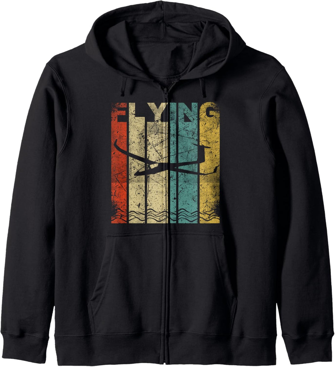 Segelfliegen | Segelflugzeug | Segelflieger Geschenk Vintage Kapuzenjacke