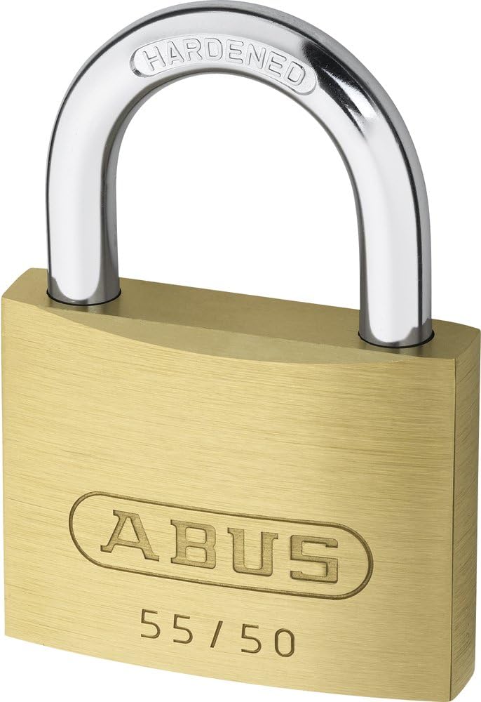 Abus - 55/50 50mm Messing Vorhängeschloss Gleichschliessend 5501 - ABUKA02874 1 Stück 50mm Gleichsch