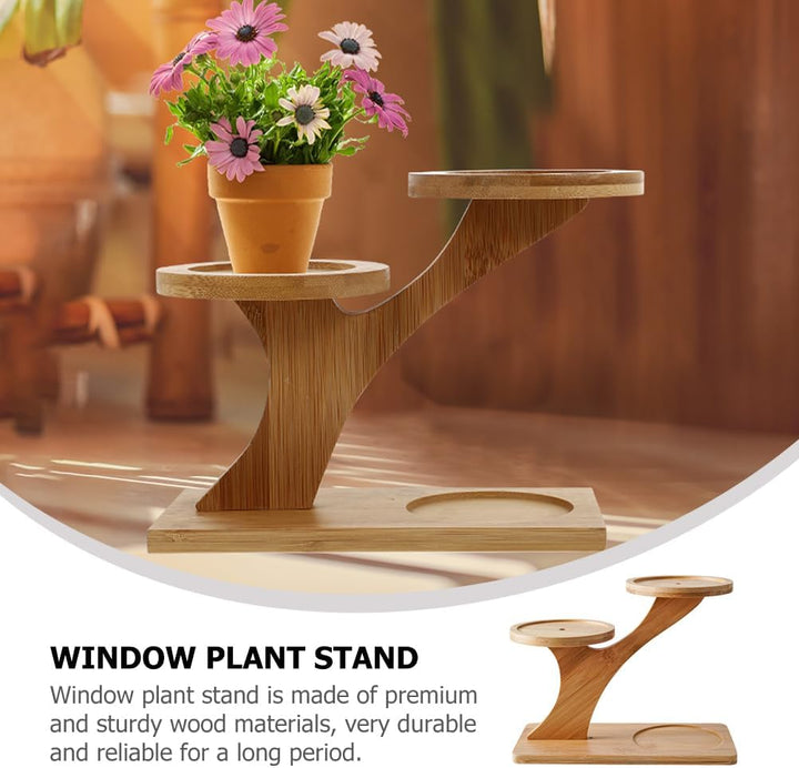 Angoily Blumentopf Cupcake Dessert Ständer Pflanzentreppe Holz Pflanzenständer Blumentreppe Blumenst