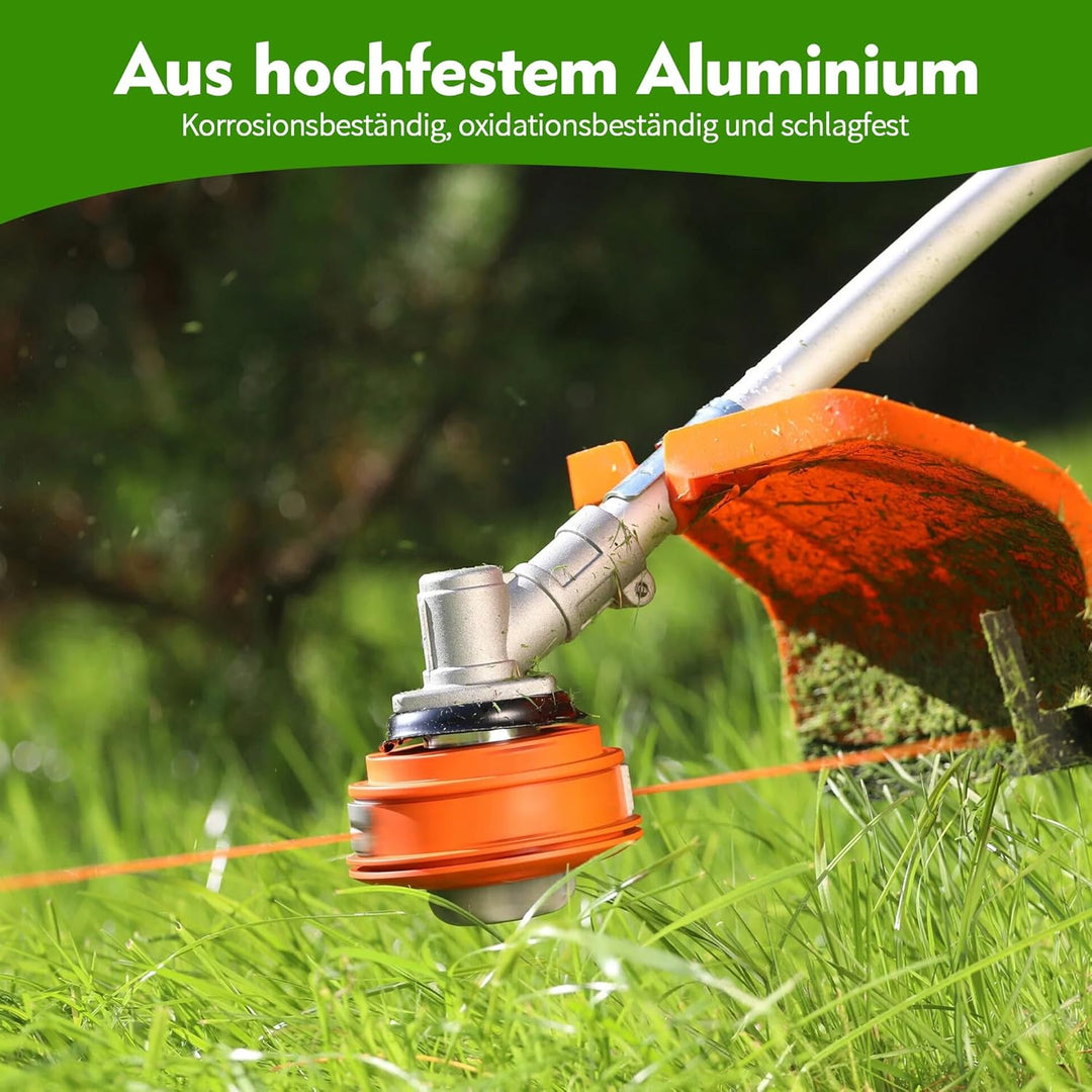 Freischneider Getriebe 26mm 9 Zähne, Universal Getriebekopf Rasenmäher Winkelgetriebe Rasentrimmer G