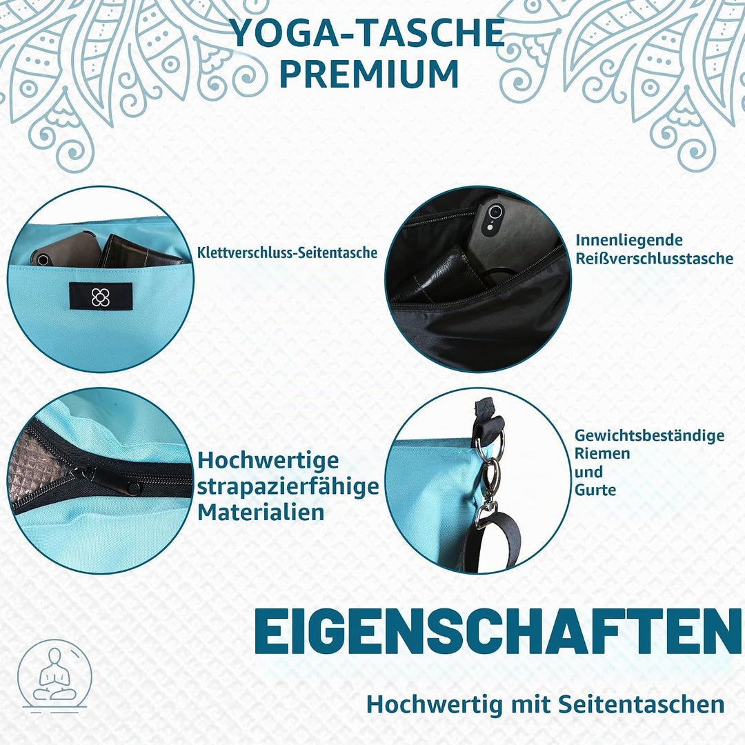 DOJA Barcelona Yogatasche XXL Gross- Robuste und Geräumige Yoga Tasche für Matte und Zubehö - Yogama