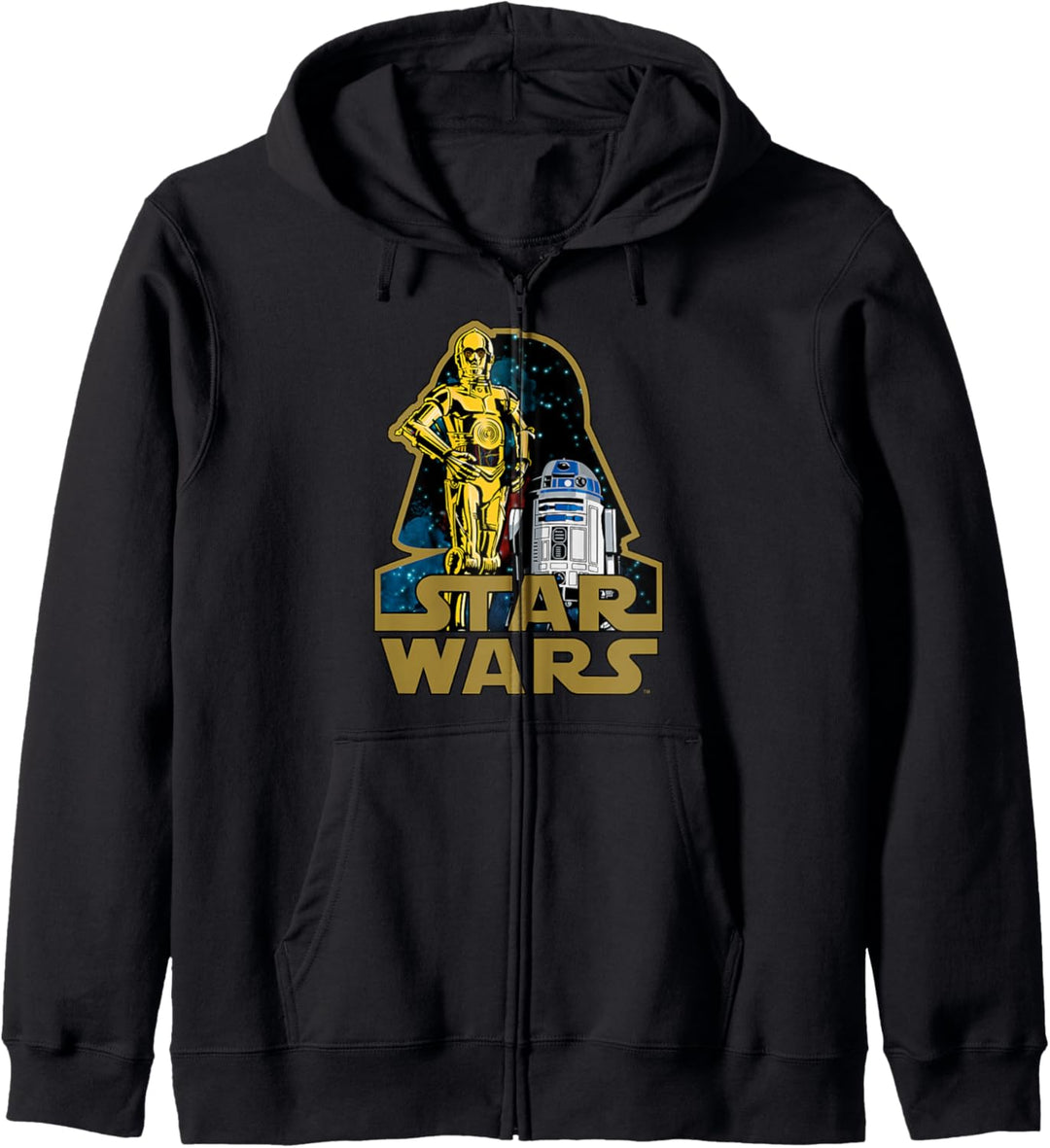 Star Wars C-3PO R2-D2 Droids Of Vader's Shadow Badge Kapuzenjacke