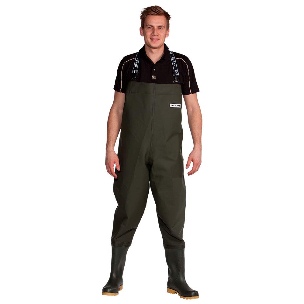 OCEAN TRICO Unisex De Luxe Fechtjacken 46 Dunkle Olive, 46 Dunkle Olive