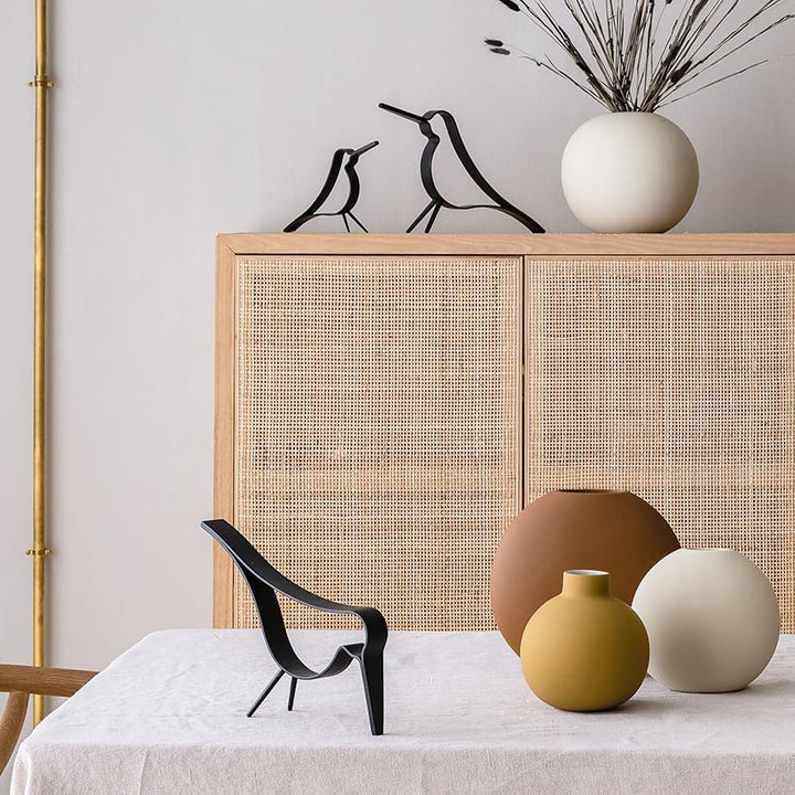 Cooee Design Skulptur Dekoobjekt, Black Stained Oak, 31cm