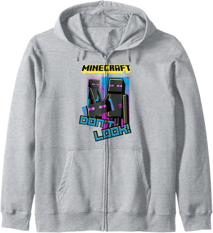 Minecraft Enderman Don't Look! Poster Kapuzenjacke