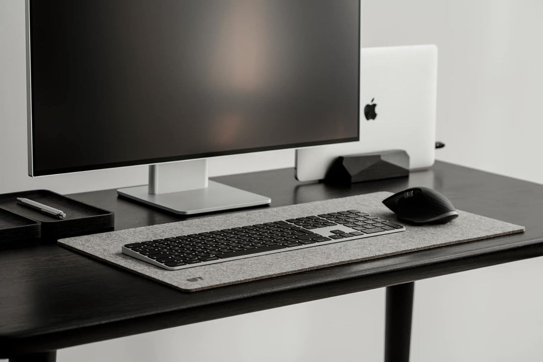 Oakywood Vertikaler Laptopständer, Naturholz, verstellbare Dockingstation, für Geräte bis zu 2 cm Di