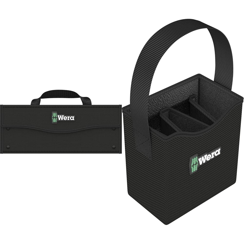 Wera 2go 3 Werkzeug-Box, 130 x 325 x 80 mm, 1 Stück, 05004352001 & 2go 4 Köcher, 165 x 105 mm, 1 Stü
