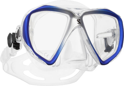 SCUBAPRO - Spectra Tauchmaske Clear Silicon/Shadow Blue, Clear Silicon/Shadow Blue