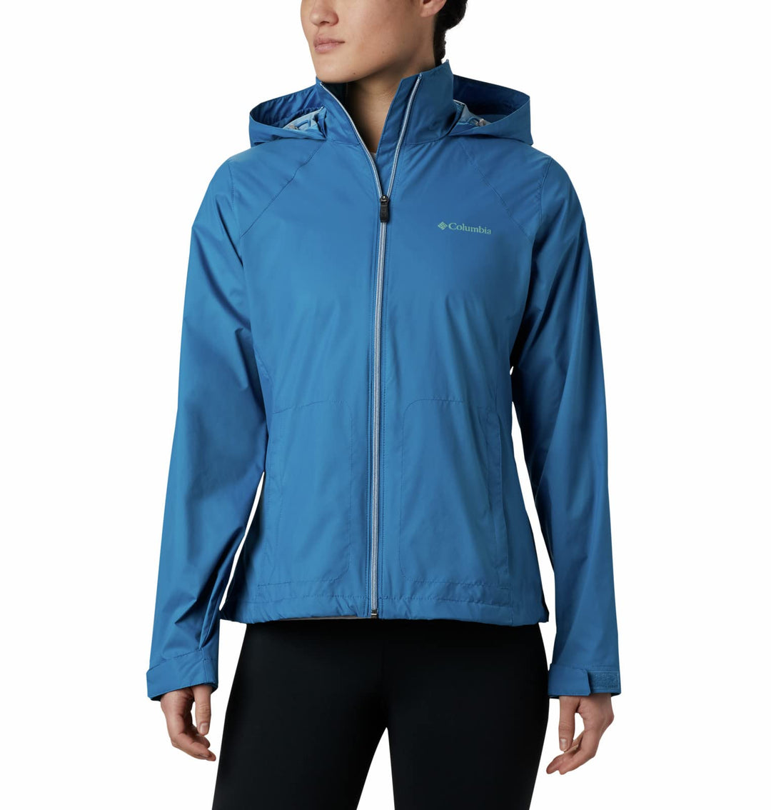 Columbia Damen Switchback III Jacket Wasserdichte Regenjacke (1er Pack) M Dunkler Pool, M Dunkler Po