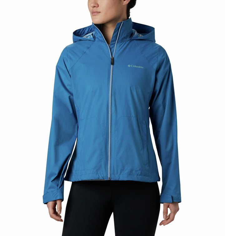 Columbia Damen Switchback III Jacket Wasserdichte Regenjacke (1er Pack) M Dunkler Pool, M Dunkler Po