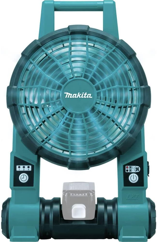 Makita DCF201Z AKKU-Ventilator, ohne Akku Blaugrün/ein Hauch Von Paradies (Trace Of Paradise), Blaug