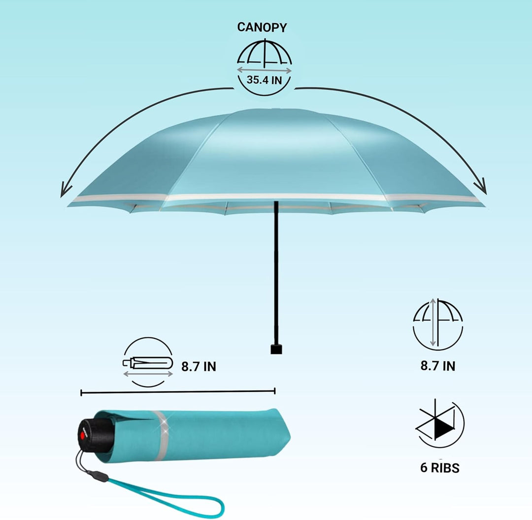 Knirps Rookie manual Kinder Regenschirm capri, 90 cm, Capri