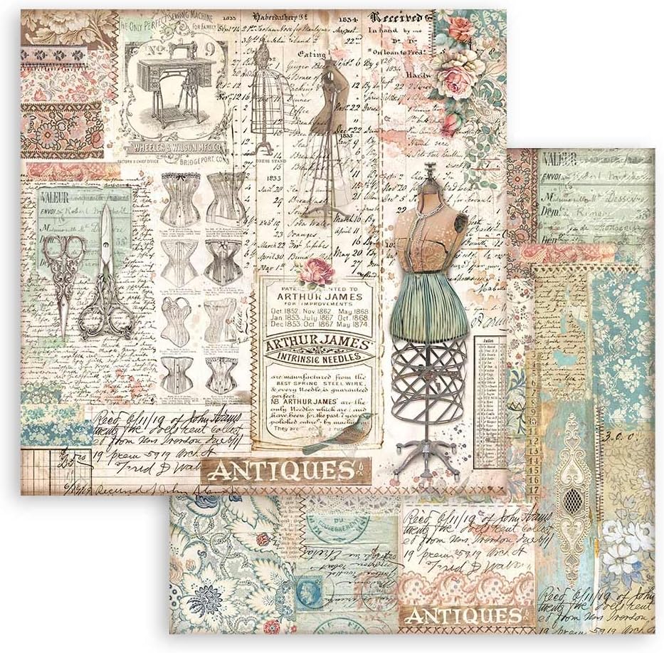 Stamperia - Scrapbook Paper Pad for Scrapbooking, Albums, Card Making, Bullet Journals, and More, Ac