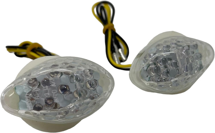 Alchemy Parts Verkleidung Einbau für E-Geprüft LED Bernstein Blinker für Motorrad