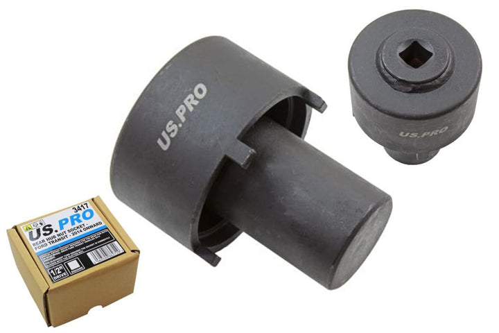 US Pro 3417 Hinterradnabenmutter, 4-Punkt-Spezial-Stecknuss, 1/2-Zoll-Antrieb, Ford Transit