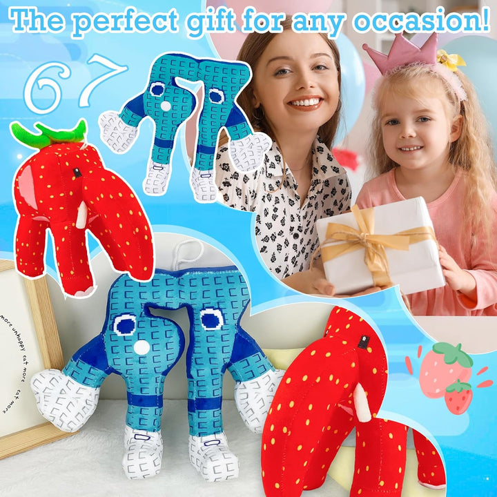 JIASHA Steal a Brain-rot Plüsch, 2PCS Italian Brain-rot Kuscheltier, Steal a Brai-nrot Plush Toy, It