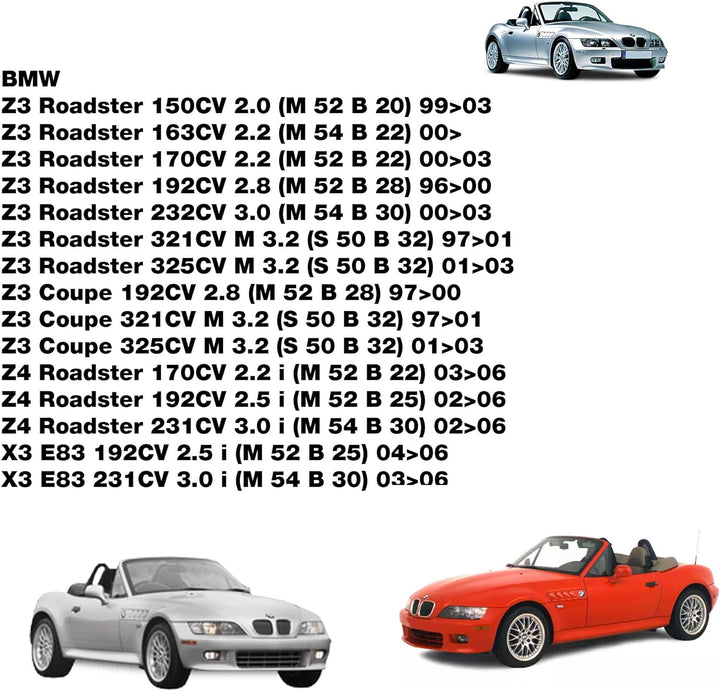 Simoni Racing Luftfilter passend für BMW 3er E36/E46/X3 1996-2007