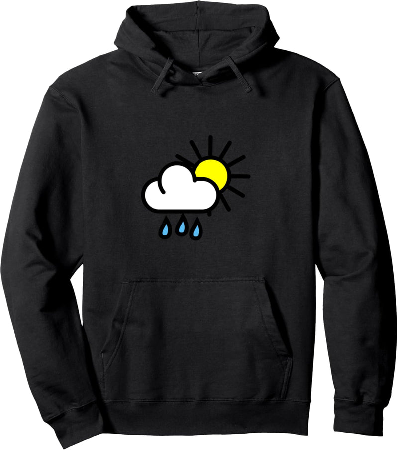 Sonnenschein hinter einer Regenwolke Pullover Hoodie