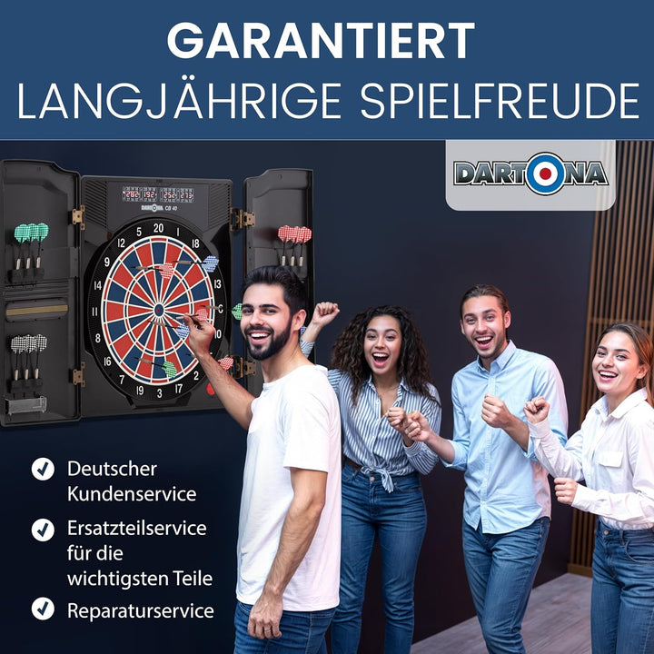 Dartona Elektronische Dartscheibe CB40 Cabinett - | Sieger Preis-Leistung bei Vergleich.org