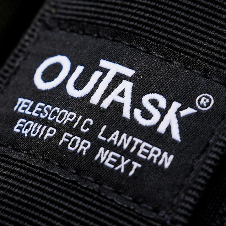 Laternen-Zubehör, Teleskop-Camping-Lichttasche, Outdoor-Camping, Laternen-Tasche Hellgrau, Hellgrau