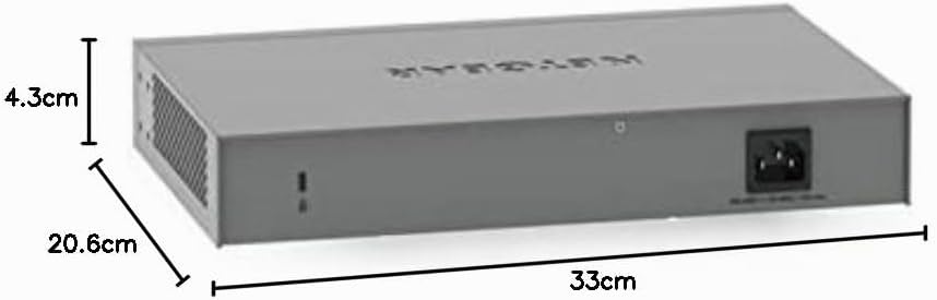 Netgear MS510TXUP 10 Port Multi-Gigabit/10GbE LAN PoE Switch Smart (Managed mit 8x PoE++ mit 295W, 2