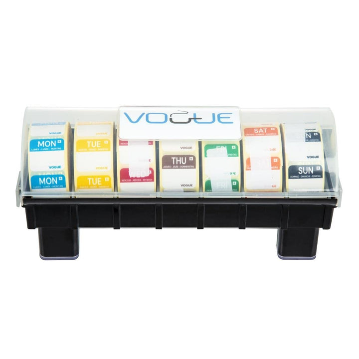 Vogue GH473 Wochentagetiketten-Spender, Starterset, 2,54 cm