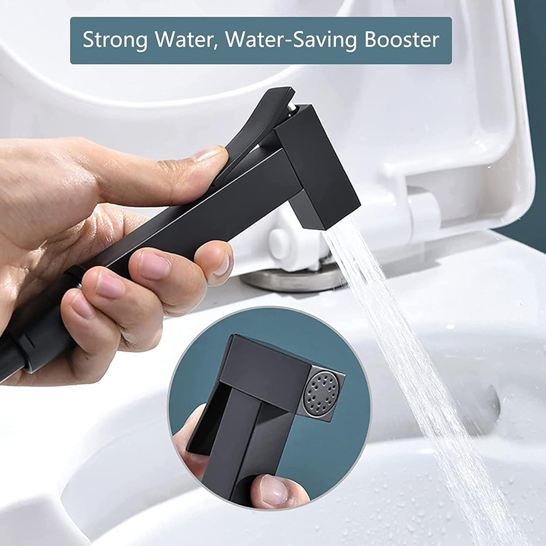 Bidet Handbrause Schwarz Toilette Bad Bidet Wandhalterung Bidet Sprayer Messing Bidet Armaturen WC K