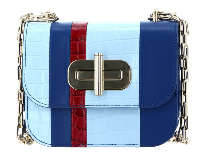 Tommy Hilfiger Turnlock Mini Crossover Sweet Blue Mix