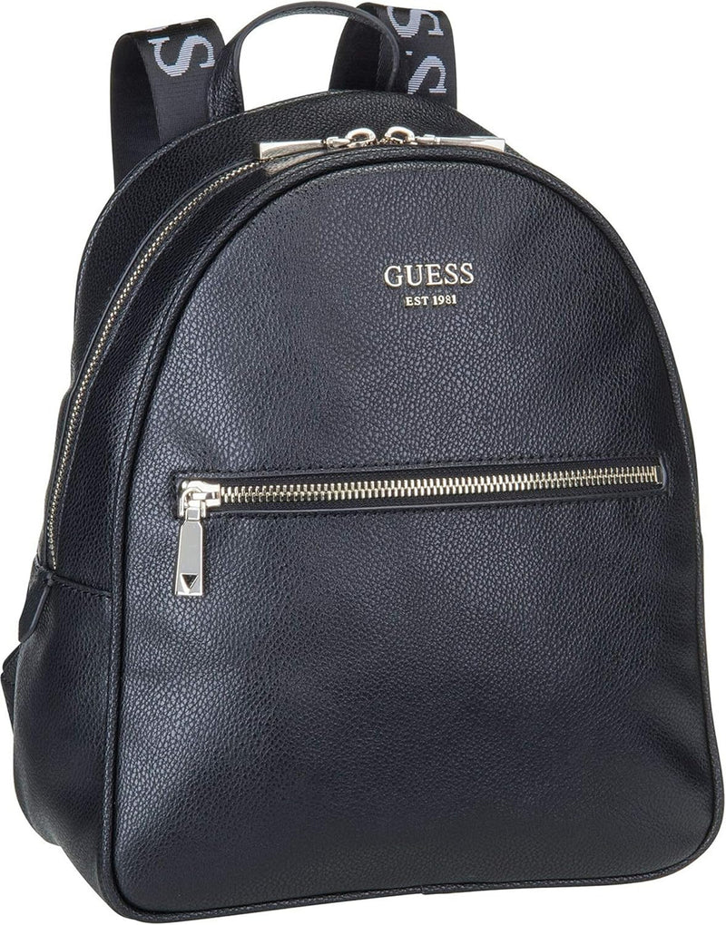 Guess Damen Vikky Backpack Hobo-Taschen, Einheitsgrösse Schwarz, Schwarz