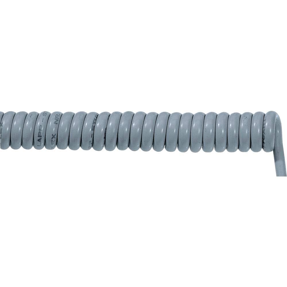 LAPP 70002658 Spiralkabel ÖLFLEX® Spiral 400 P 1500 mm / 4500 mm 4 G 1 mm² Grau 1 St.