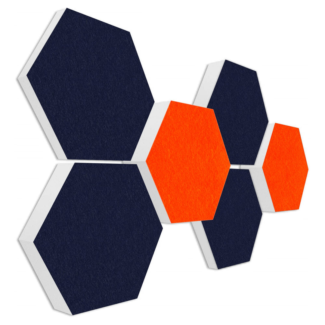 platino24 Schallabsorber COLORE aus Basotec G+ I Akustikpaneele mit Akustikfilz I 3D Wand-Paneele mi