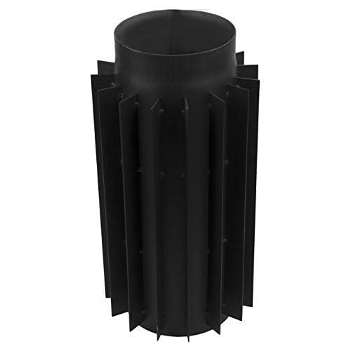 Ofenrohr Rauchrohr Kaminrohr Bogen Knie 45° 90° Doppelwandfutter Abgaswärmetauscher Radiator Wandros