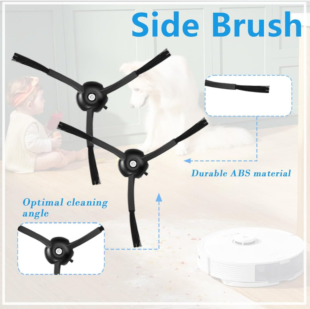 Zubehör für Roborock Q8 Max / Q8 Max +/Q5 Pro/Q5 Pro+ Staubsauger, Ersatzteile Set mit 2 Hauptbürste