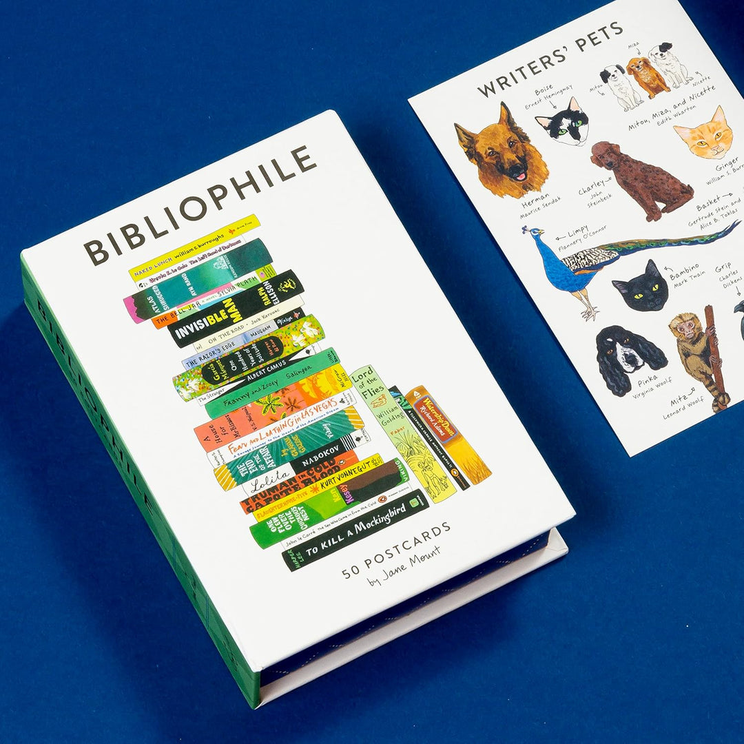 Bibliophile: 50 Postcards: (Literary Postcards, Stationery Gift for Book Lovers), Postkartenbuch